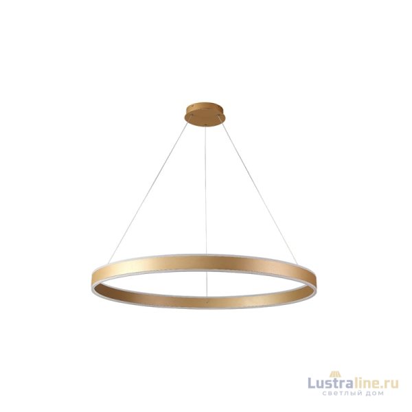 Подвесной светодиодный светильник Crystal Lux MUCHOS SP88W LED D1000 GOLD Подвесной светодиодный светильник Crystal Lux MUCHOS SP88W LED D1000 GOLD