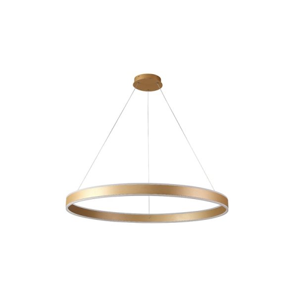 Подвесной светодиодный светильник Crystal Lux MUCHOS SP88W LED D1000 GOLD