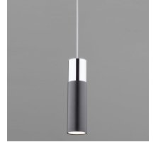 Подвесной светильник Eurosvet Double Topper 50135/1 LED хром/черный