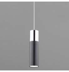 Подвесной светильник Eurosvet Double Topper 50135/1 LED хром/черный