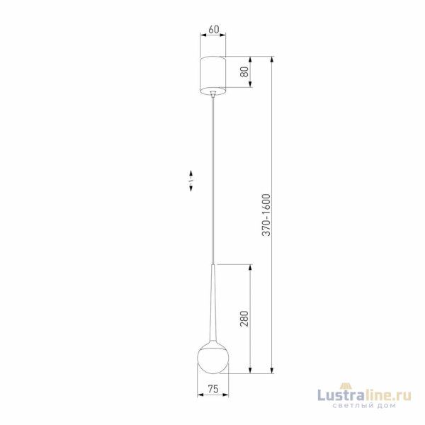 Подвесной светодиодный светильник Elektrostandard DLS028 6W 4200K белый 4690389149030