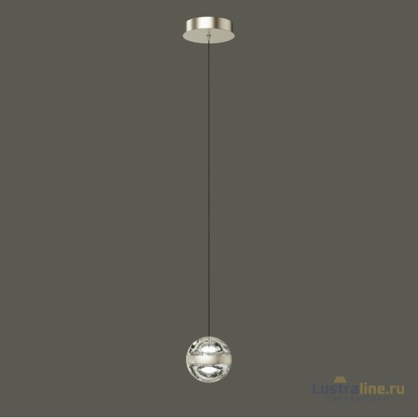 Подвесной светильник Delight Collection Frizzante MD23030088-1A nickel/clear Подвесной светильник Delight Collection Frizzante MD23030088-1A nickel/clear