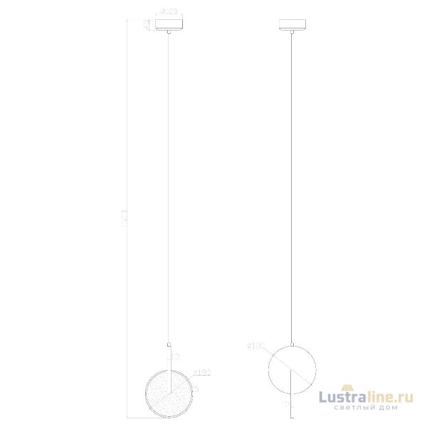 Подвесной светильник Arte Lamp Hannah A1916SP-1CC
