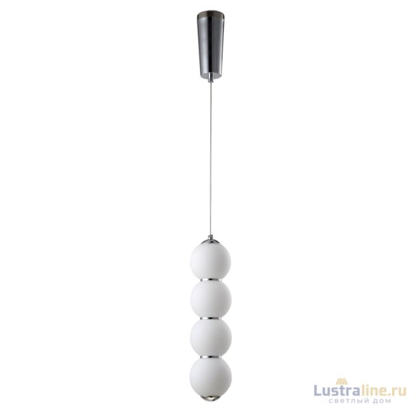 Подвесной светильник Crystal Lux Desi DESI SP4 CHROME/WHITE Подвесной светильник Crystal Lux Desi DESI SP4 CHROME/WHITE