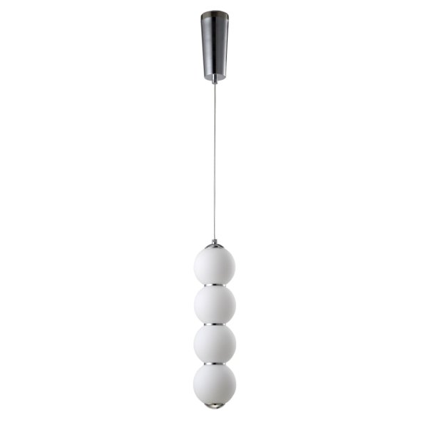 Подвесной светильник Crystal Lux Desi DESI SP4 CHROME/WHITE