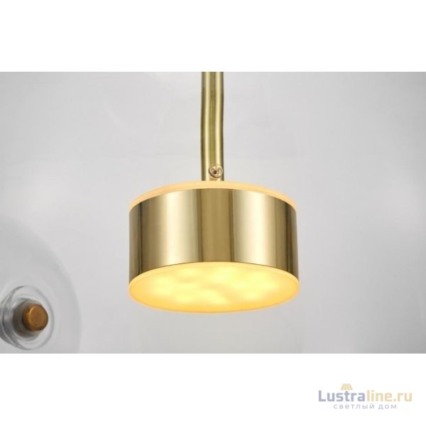 Подвесной светодиодный светильник Lumina Deco Neroni LDP 6016-5+1 GD