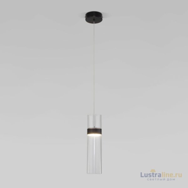 Подвесной светильник Eurosvet Lumen 50244/1 LED черный/прозрачный a061288 Подвесной светильник Eurosvet Lumen 50244/1 LED черный/прозрачный a061288