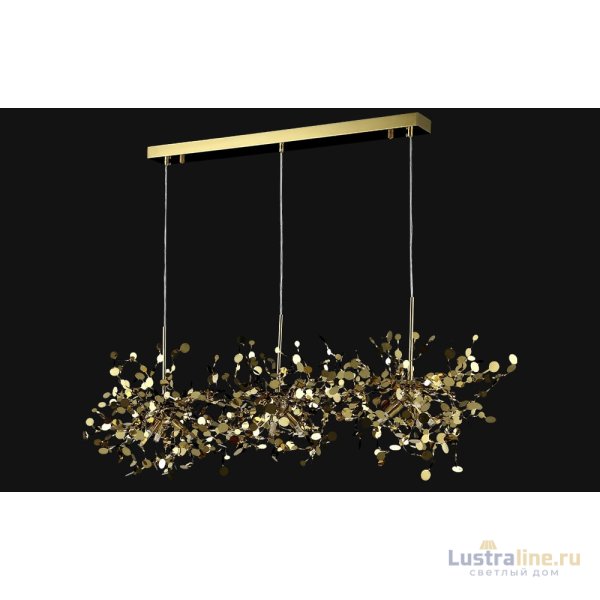 Подвесной светильник Crystal Lux GARDEN SP3х3 L1200 GOLD Подвесной светильник Crystal Lux GARDEN SP3х3 L1200 GOLD