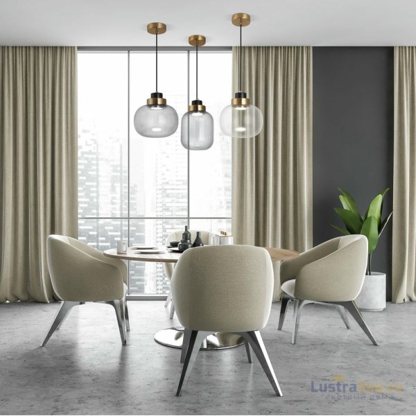 Подвесной светильник Eurosvet Jeffry 50241/1 LED прозрачный a060675