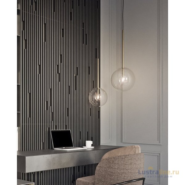 Подвесной светильник Delight Collection Ball Sola 9217P/D180 gold