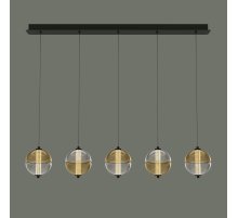 Подвесной светильник Delight Collection MD24022079-5B black/amber Подвесной светильник Delight Collection MD24022079-5B black/amber