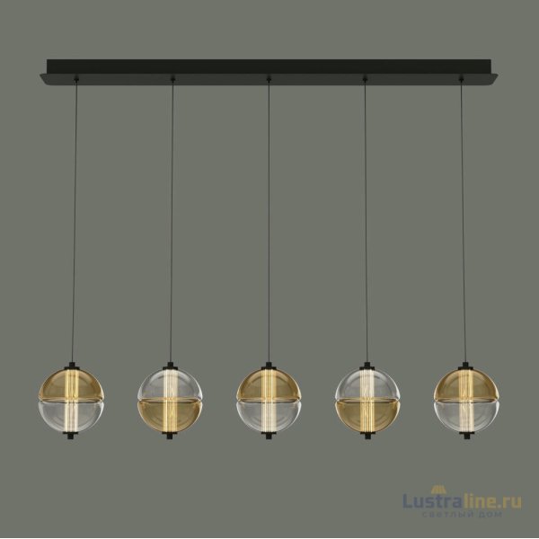 Подвесной светильник Delight Collection MD24022079-5B black/amber Подвесной светильник Delight Collection MD24022079-5B black/amber
