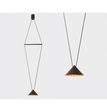 Подвесной светильник Italline IT03-1430 black/orange