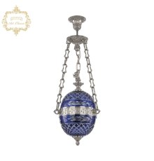 Подвесной светильник Art Classic 34.1000P.20.Ni.Clear-Blue.H-1J.FA3S
