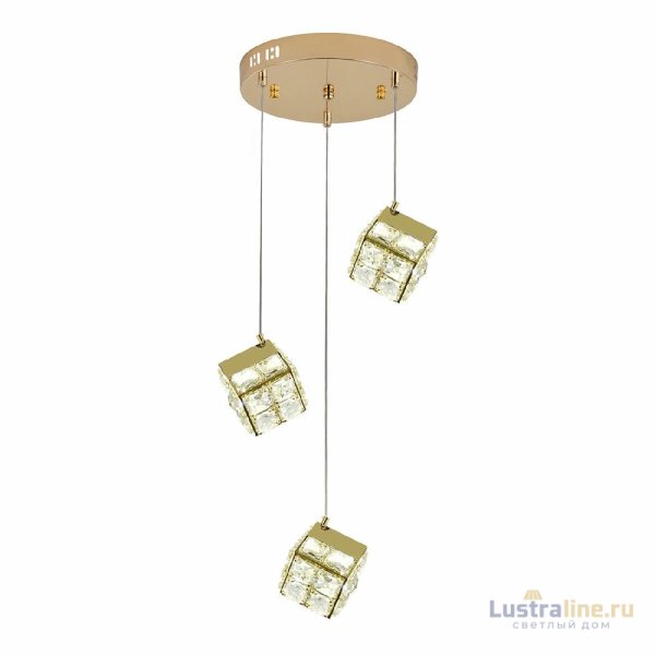 Подвесной светильник Indigo Radioso 12048/3P Gold V000134L