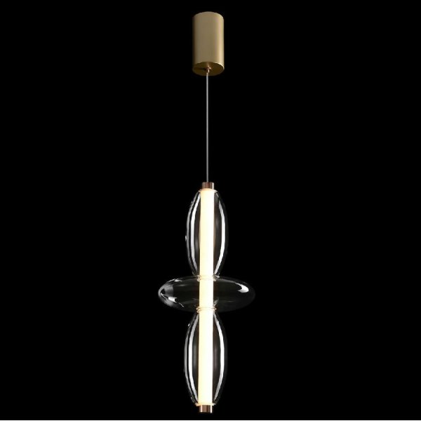 Подвесной светильник Crystal Lux QUASAR SP14W LED TRANSPARENT