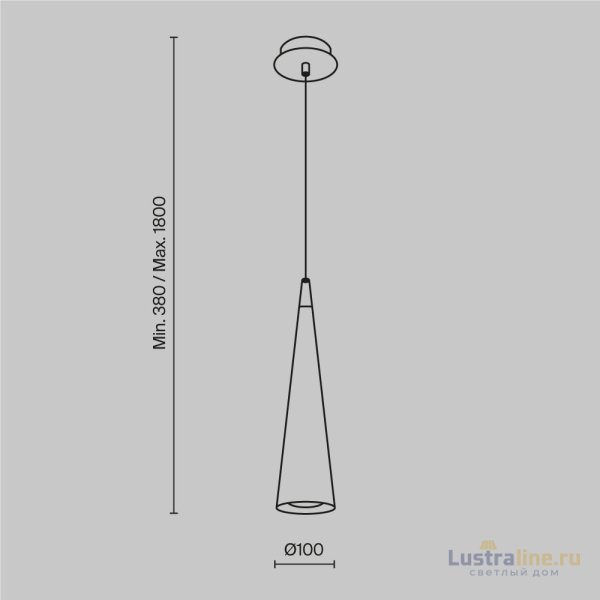 Подвесной светильник Maytoni Nevill P318-PL-01-W