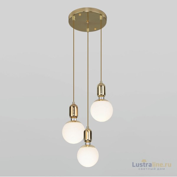 Подвесной светильник Eurosvet Bubble 50151/3 золото