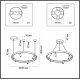 Подвесной светильник Odeon Light Fonda 4317/58L