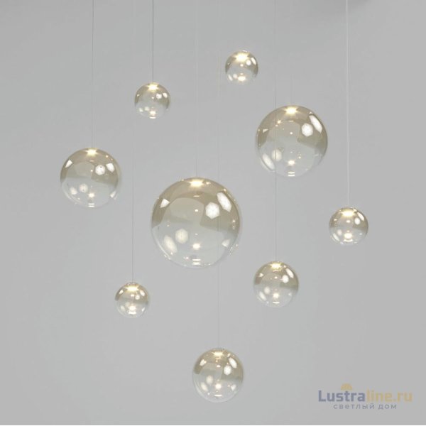Подвесной светильник Eurosvet Wonder 50231/1 LED янтарный a058634 Подвесной светильник Eurosvet Wonder 50231/1 LED янтарный a058634
