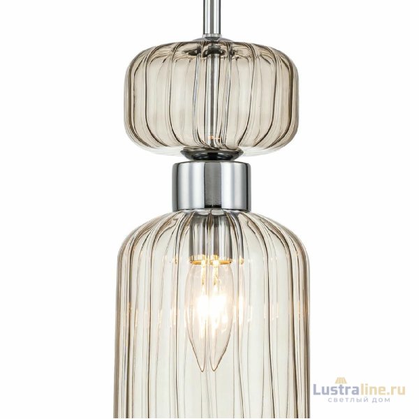 Подвесной светильник Escada Gloss 1141/1S Chrome/Beige Подвесной светильник Escada Gloss 1141/1S Chrome/Beige