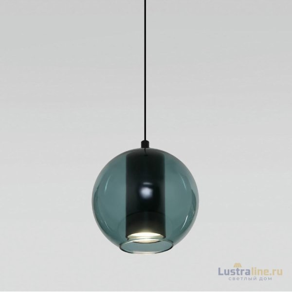 Подвесной светильник Eurosvet Cobble 50258/1 LED бирюзовый a064551