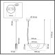 Подвесной светильник Odeon Light Colle 4358/20L