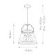 Подвесной светильник Quoizel Wimberley QN-WIMBERLEY-P-WS
