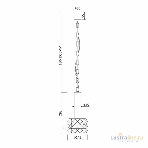 Подвесной светильник Maytoni Rock Me MOD027PL-01N