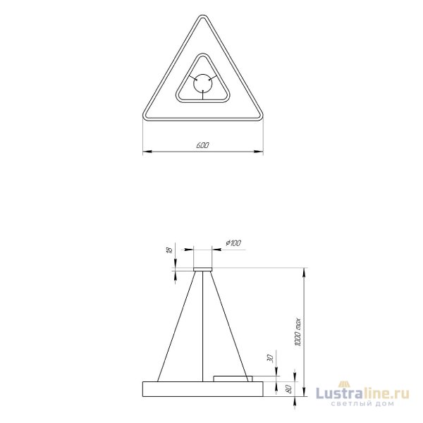 Подвесной светильник Эра Geometria SPO-153-B-40K-030 Б0050579 Подвесной светильник Эра Geometria SPO-153-B-40K-030 Б0050579