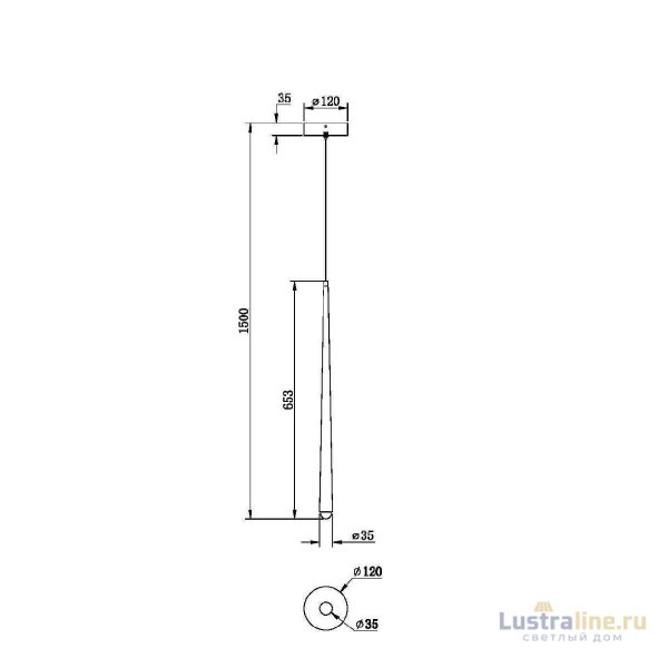 Подвесной светильник Maytoni Cascade MOD132PL-L6BK Подвесной светильник Maytoni Cascade MOD132PL-L6BK