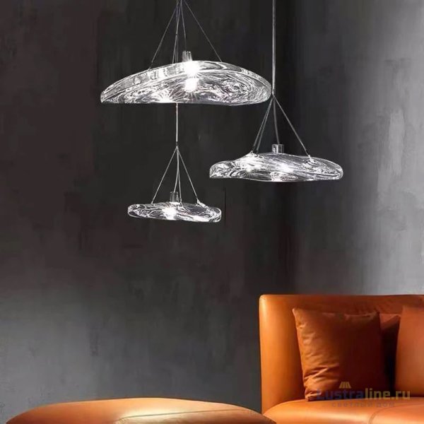Подвесной светильник DeLight Collection Manta 2049P/D300 silver/clear Подвесной светильник DeLight Collection Manta 2049P/D300 silver/clear