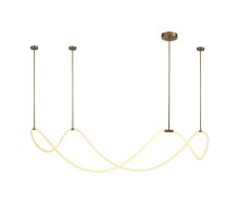 Подвесной светильник Delight Collection 10521P brass/white