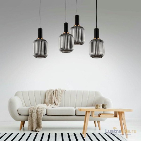 Подвесной светильник Lumina Deco Rico LDP 1218-1 GY+BK