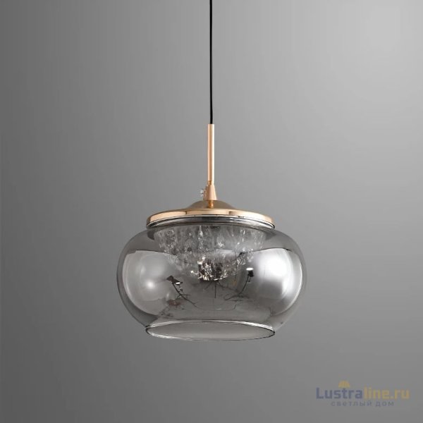 Подвесной светильник Delight Collection MT9128-1H gold/smoke Подвесной светильник Delight Collection MT9128-1H gold/smoke