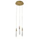 Подвесной светильник Delight Collection OD2438-3 gold/clear