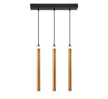 Подвесной светодиодный светильник Eurosvet Maestro 50133/3 LED бронза