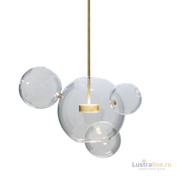 Подвесной светильник Delight Collection Bubbles KG0943P-1 gold Подвесной светильник Delight Collection Bubbles KG0943P-1 gold