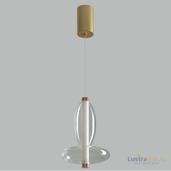 Подвесной светильник Crystal Lux QUASAR SP7W LED TRANSPARENT Подвесной светильник Crystal Lux QUASAR SP7W LED TRANSPARENT