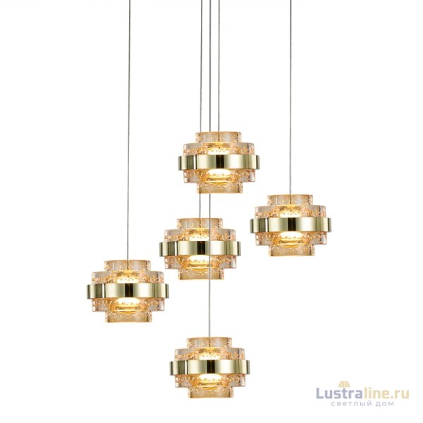 Подвесной светильник Delight Collection MD22030002 MD22030002-5A gold/champagne Подвесной светильник Delight Collection MD22030002 MD22030002-5A gold/champagne