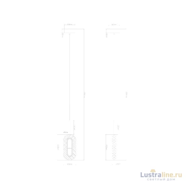 Подвесной светильник Arte Lamp Ovale A2489SP-1GO