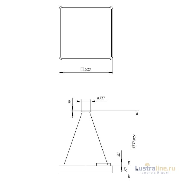 Подвесной светильник Эра Geometria SPO-163-W-40K-050 Б0050586 Подвесной светильник Эра Geometria SPO-163-W-40K-050 Б0050586