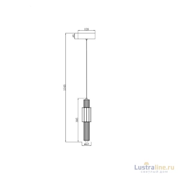 Подвесной светильник Maytoni Verticale MOD308PL-L9CG3K