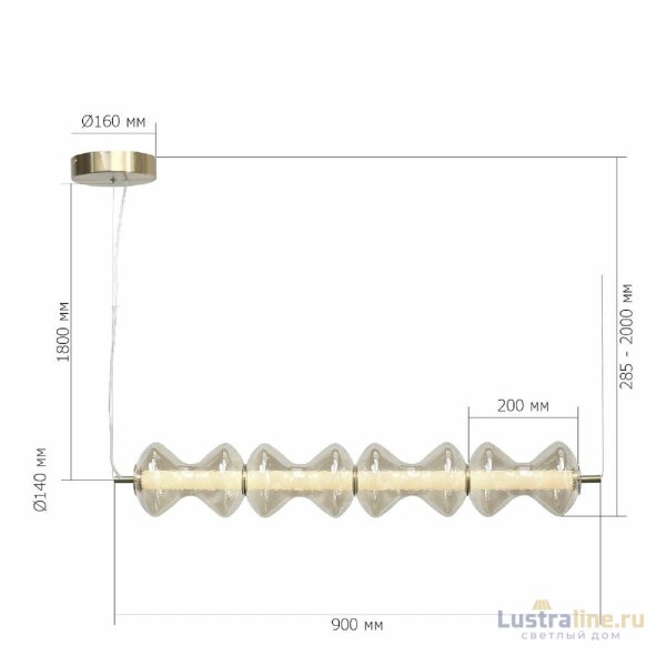 Подвесной светильник ST Luce Spine SL6136.223.01