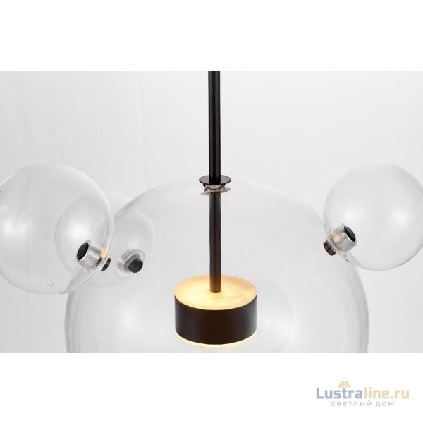 Подвесной светодиодный светильник Lumina Deco Neroni LDP 6016-3+1 BK