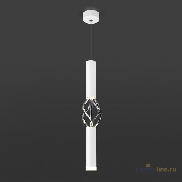Подвесной светодиодный светильник Eurosvet Lance 50191/1 LED белый/хром Подвесной светодиодный светильник Eurosvet Lance 50191/1 LED белый/хром
