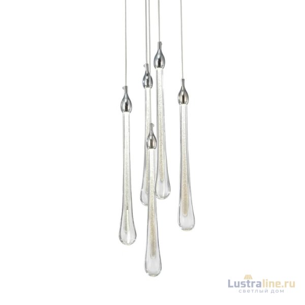Подвесной светильник Delight Collection Teardrop OM801670-5-CH Подвесной светильник Delight Collection Teardrop OM801670-5-CH