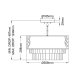 Подвесной светильник Hinkley Reverie QN-REVERIE-4P-CPG
