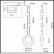Подвесной светильник Odeon Light Hightech Saturn 5443/1