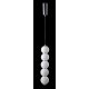 Подвесной светильник Crystal Lux Desi DESI SP5 CHROME/WHITE